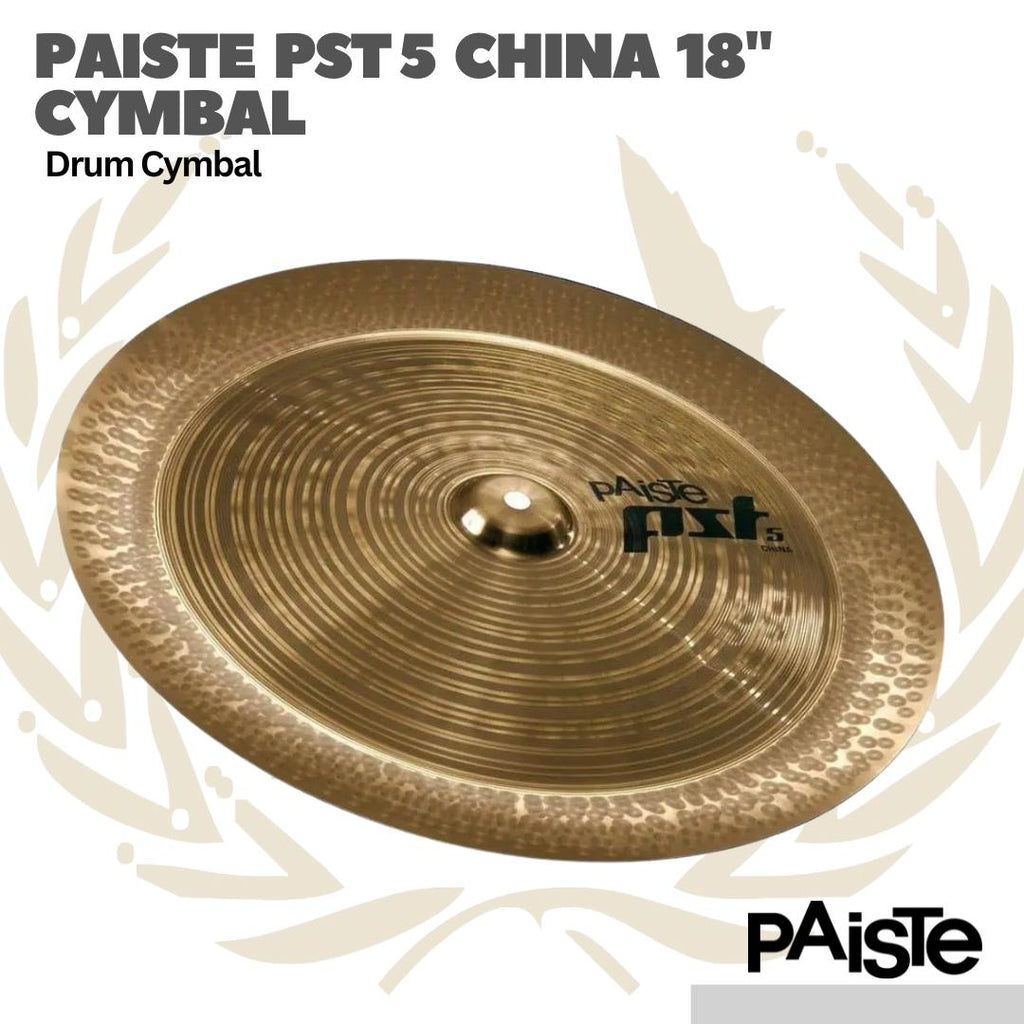 Paiste PST5 18 inch China Cymbal - Drum Cymbal