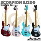 SCORPION SJ200 Electric Bass Guitar | Gitar Listrik Elektrik Jazz Bass - CAR