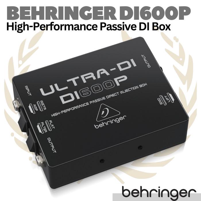 BEHRINGER ULTRA-DI DI600P High-Performance Passive DI Box | DI 600