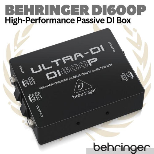 BEHRINGER ULTRA-DI DI600P High-Performance Passive DI Box | DI 600