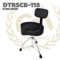 Kursi Drum DTRSCB-118 Drum Throne with Back Rest | Bangku Drum Senderan Sandaran DTRSCB118
