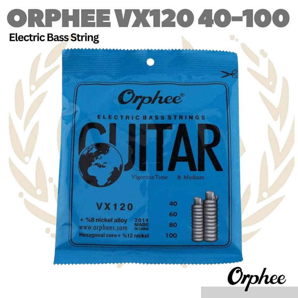 Orphee VX120 Electric Bass String 40-100 - Senar Bass Elektrik