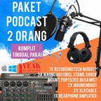 RECORDING TECH MX6DSP PLUS MAONO A03, PODCAST 2 ORANG KOMPLIT
