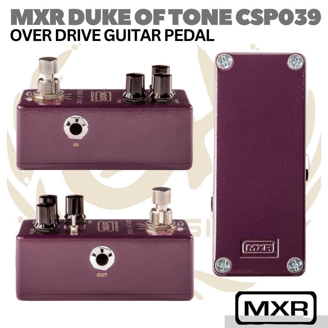 MXR DUKE OF TONE CSP039 Overdrive Pedal Guitar | Jim Dunlop Stompbox