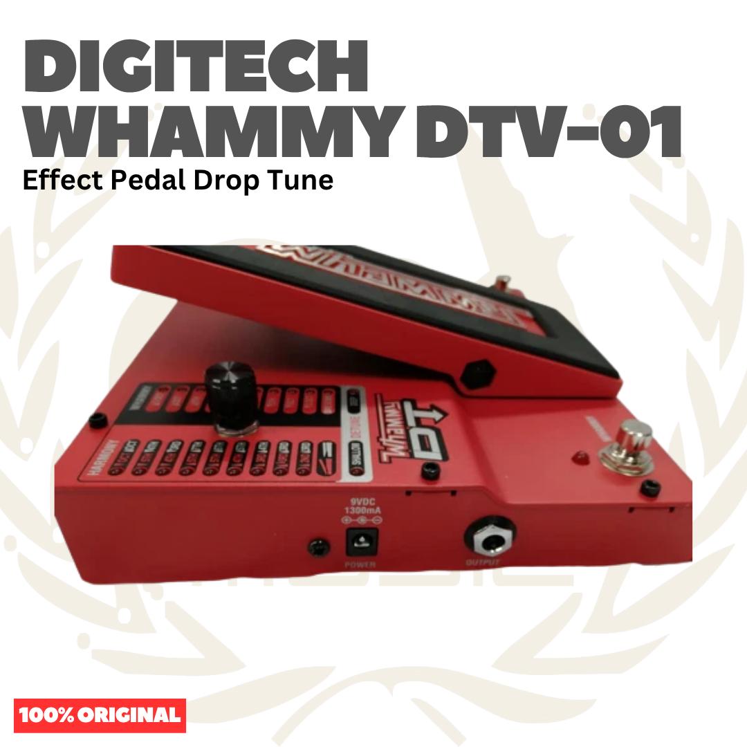 DIGITECH WHAMMY DTV-01 Classic Pitch Shifting Pedal With Drop & Raised Tuning Effect Pedal for Bass Guitar - Efek Pedal Gitar Bass