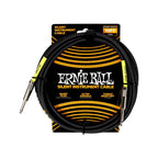 Ernie Ball Classic Silent Plug Straight to Straight Instrument Cable - Kabel Jack Gitar Bass Noiseless