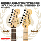 Squier FSR Affinity Series Stratocaster Junior HSS Electric Guitar - Gitar Listrik Elektrik Original Asli