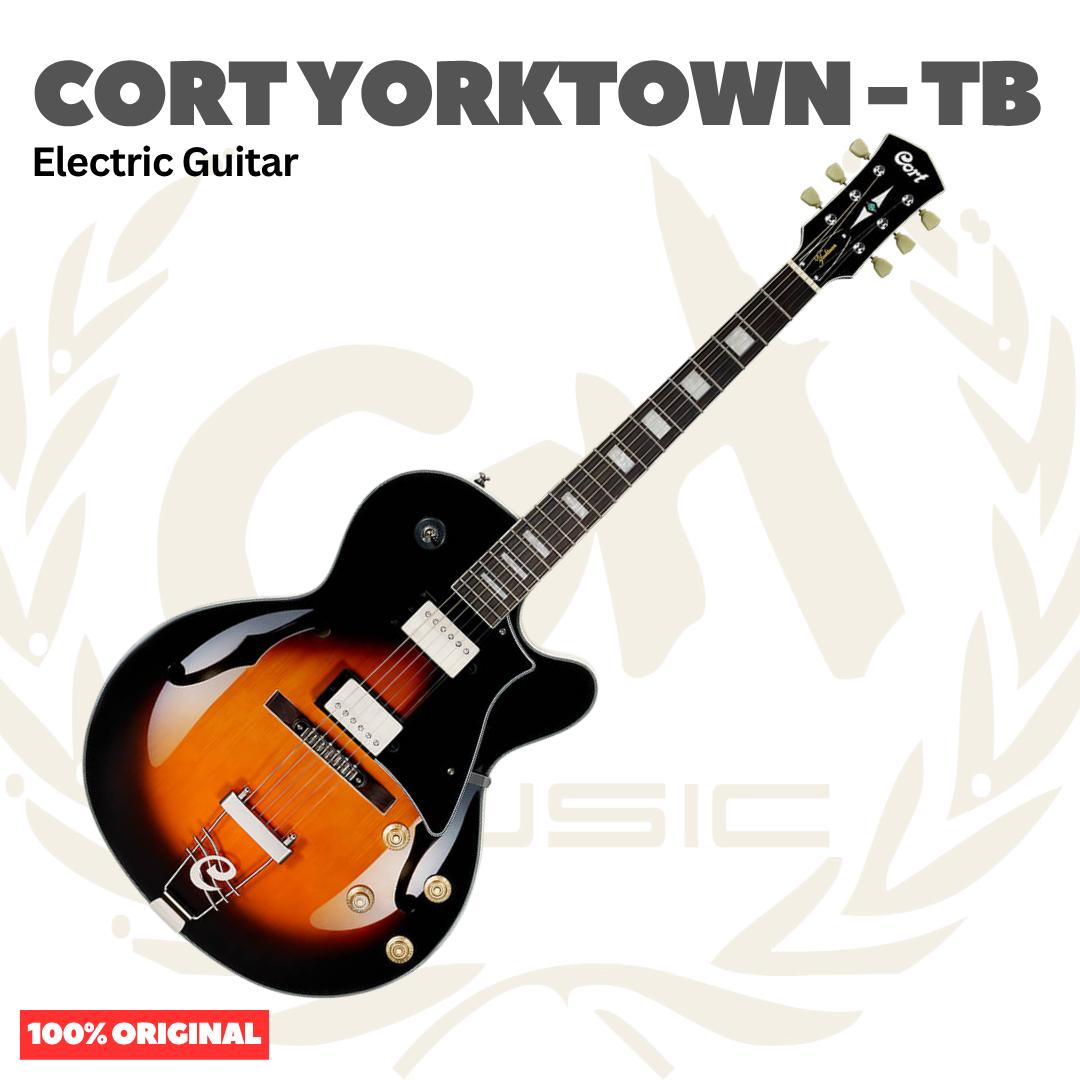 Cort YORKTOWN TB Acoustic Electric w/Case - Gitar Akustik Elektrik