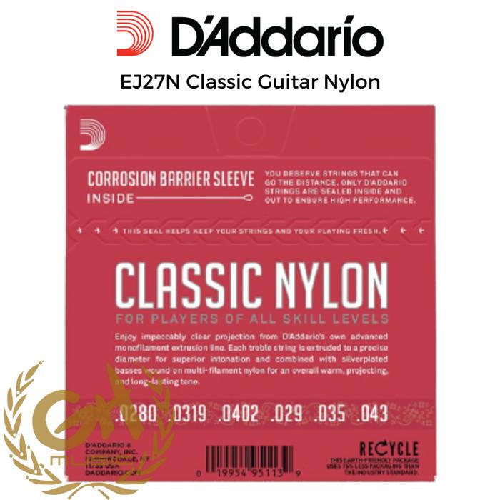 D'Addario EJ27N | SENAR GITAR NYLON