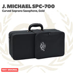 J.Michael SPC-700 Curved Soprano Saxophone, Gold - Saxophone Sopran SPC700