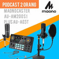 MAONO AM200 S1 PLUS MIC MAONO A03T PODCAST 2 ORANG