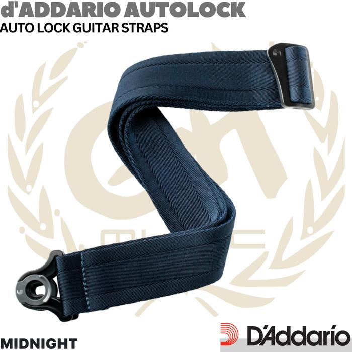 D'ADDARIO Auto Lock Nylon Guitar Strap | Strap Nilon Gitar