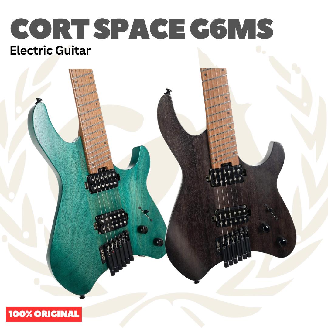 Cort Space G6MS Headless Multiscales Electric Guitar w/Bag - Gitar Listrik Elektrik