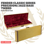 Fender Classic Series Precision/Jazz Bass Guitar Wood Case - Hardcase Koper Gitar Listrik Elektrik Hard case Original Asli