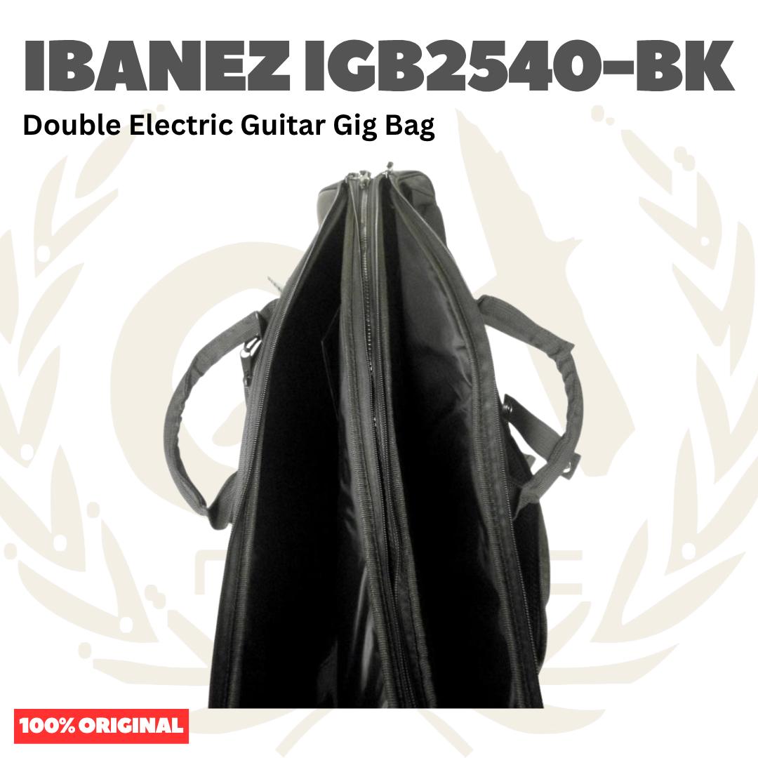 Ibanez IGB2540-BK Double Electric Guitar Gig Bag - Tas Gitar Listrik Elektrik Dobel Gigbag IGB2540