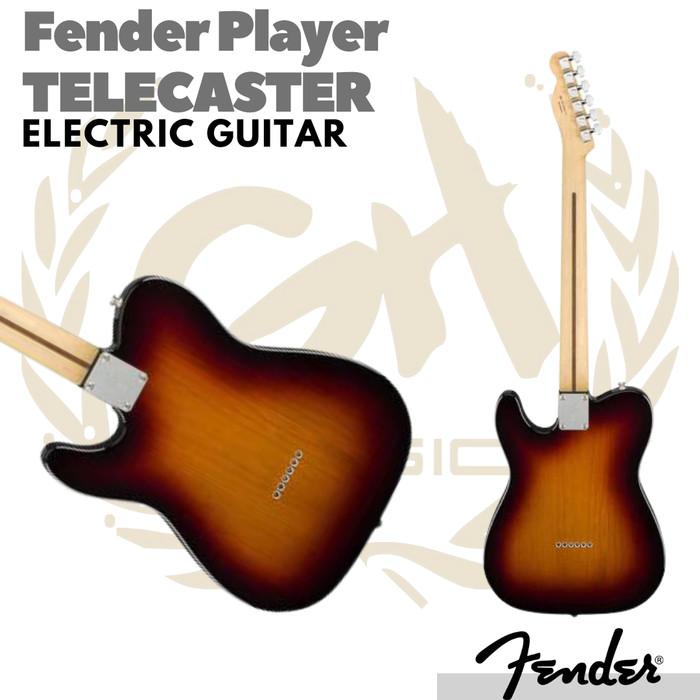 Fender Player Telecaster Electric Guitar, Pau Ferro FB | Gitar Listrik