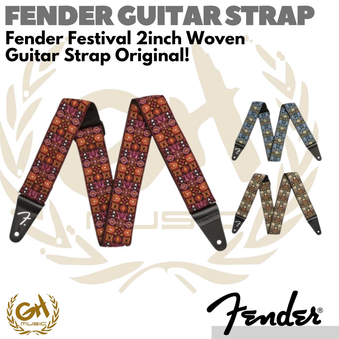 FENDER GITAR STRAP | Fender Festival 2inch Woven Guitar Strap