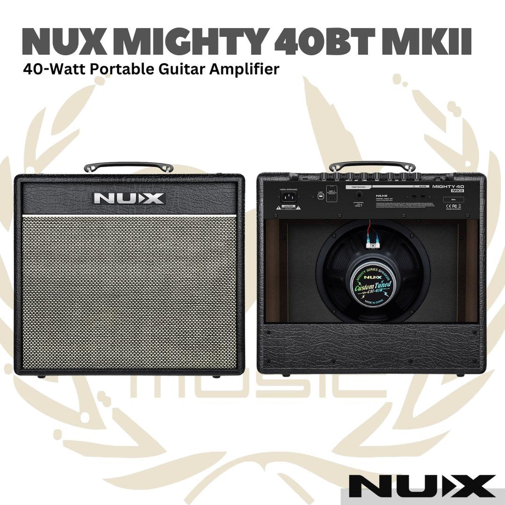 Nux Mighty 40BT MKI & MKII 40W Modeling Guitar Amplifier - Ampli Gitar