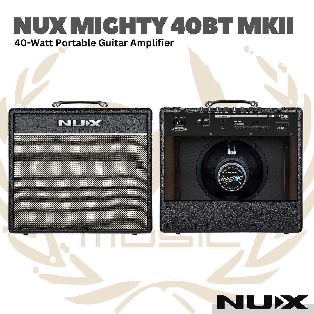 Nux Mighty 40BT MKI & MKII 40W Modeling Guitar Amplifier - Ampli Gitar