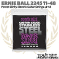 Ernie Ball 2245 Power Slinky Electric Guitar Strings 11-48 | Senar