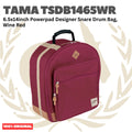 TAMA TSDB1465 6.5x14inch Powerpad Designer Snare Drum Bag - Tas Snare Drum Original Asli