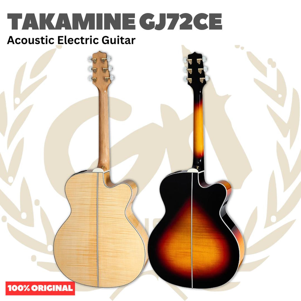 TAKAMINE GJ72CE Acoustic Electric Guitar - Gitar Akustik Listrik Elektrik dengan Preamp GJ72 CE Original Asli