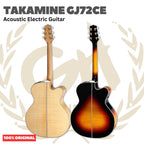 TAKAMINE GJ72CE Acoustic Electric Guitar - Gitar Akustik Listrik Elektrik dengan Preamp GJ72 CE Original Asli