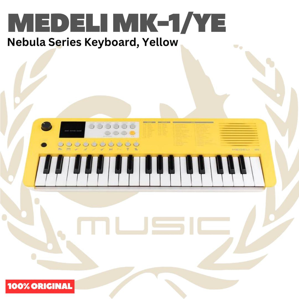 MEDELI MK-1 37-Keys Nebula Series Keyboard Portable - MK1 Keyboard Mini USB-C Original Asli