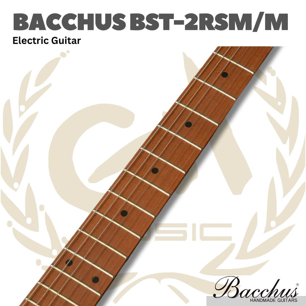 BACCHUS BST-2RSM/M ELECTRIC GUITAR - GITAR ELEKTRIK BST2RSM ROASTED MAPLE FINGERBOARD