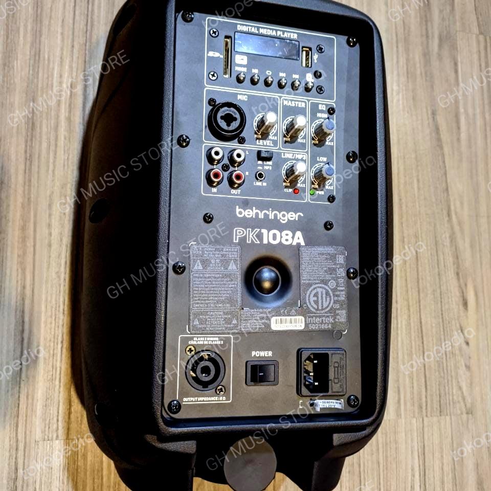 Behringer PK108A Active 240W 8 inch PA Speaker | Spiker Aktif PK108 A