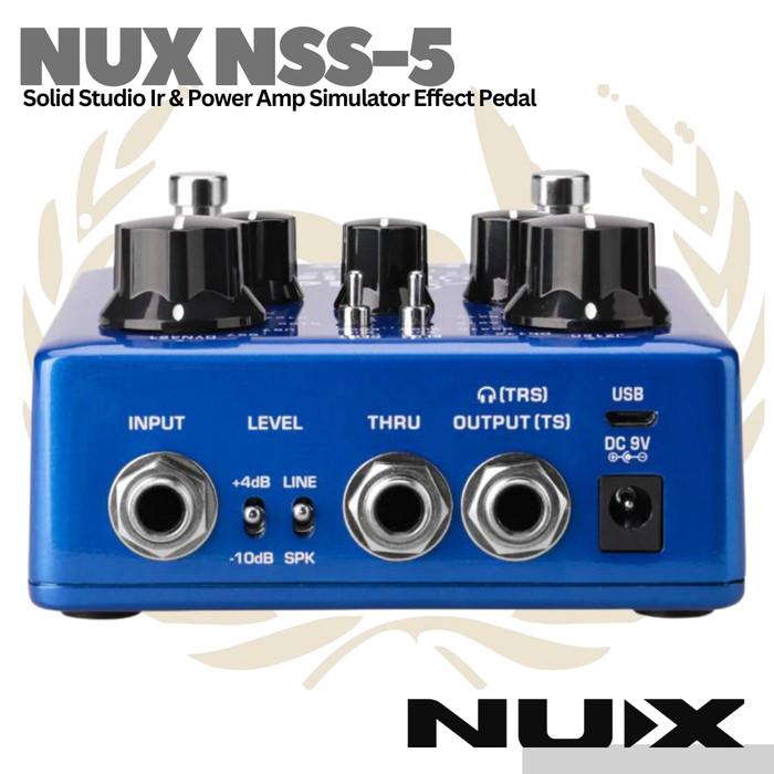 NUX Solid Studio NSS5 IR & Power Amp Simulator Pedal - Efek NSS-5