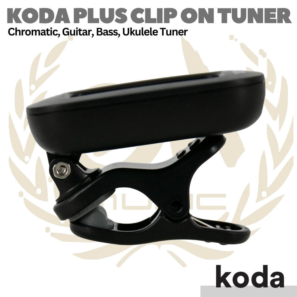 koda Plus Clip On Rechargeable Tuner ONE - Tuner Jepit Gitar, Bass,