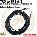 SREXACT TRS to TRS 6.3 Cable - Kabel Balance 6.5 Akai Stereo