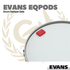 Evans EQPODS Drum Damper Gels |Peredam Membran Gel Demper Snare Tom