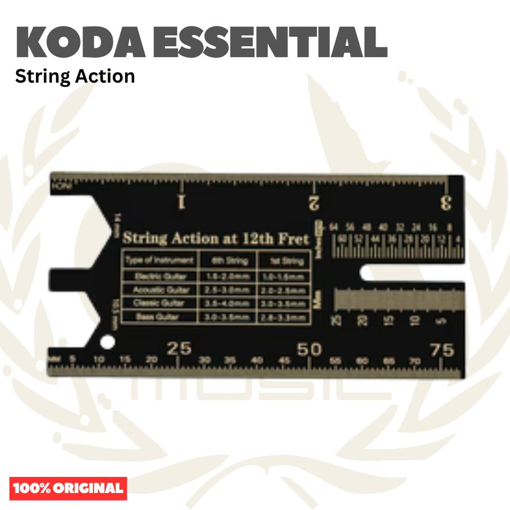 Koda Essential String Action Gauge ONE -  Alat Pengukur Senar Gitar Dan Bass