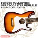 Fender Fullerton Stratocaster Ukulele - Ukulele Elektrik Body Stratocaster Mini 4-Senar With Preamp Original Asli