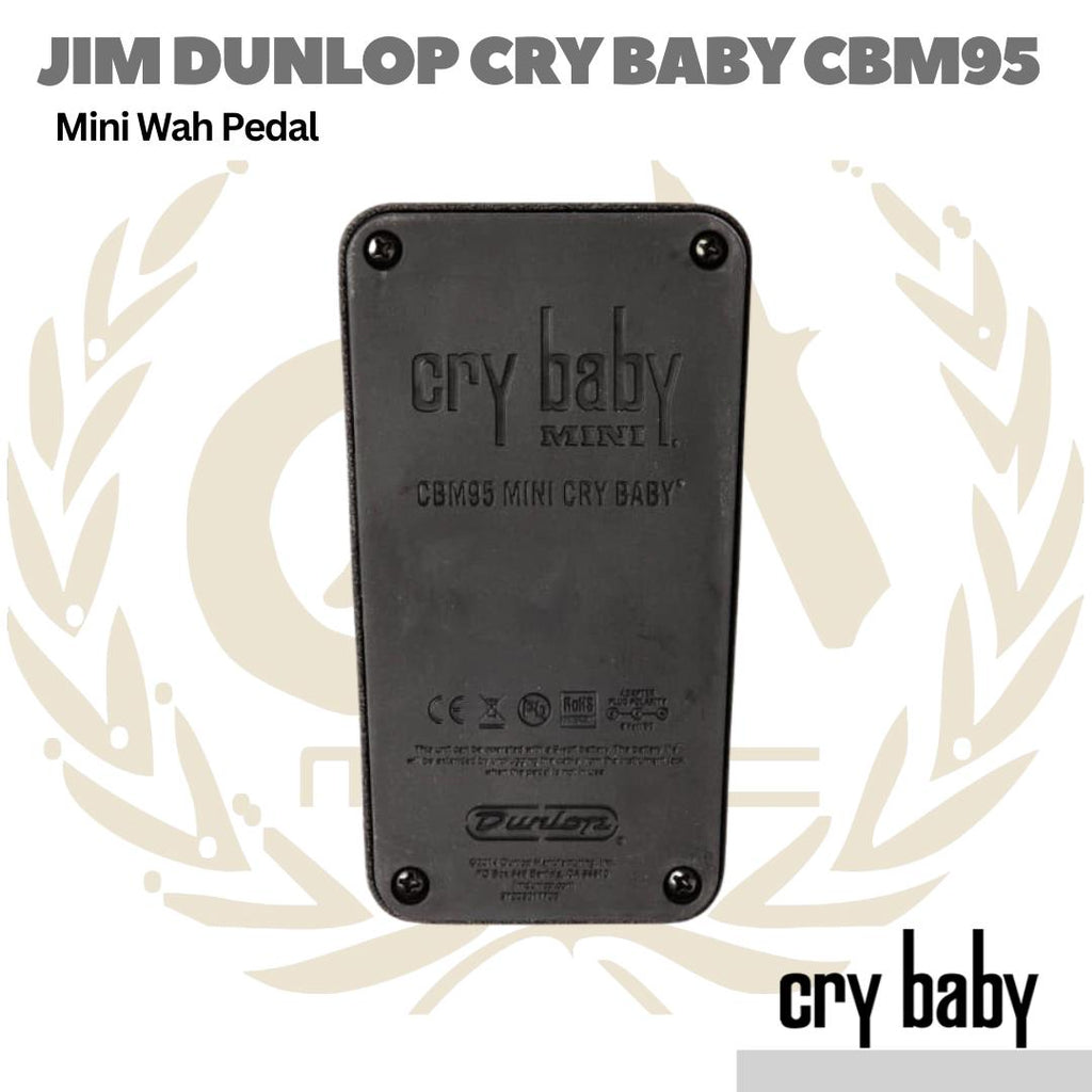 Jim Dunlop CBM95 Cry Baby Mini Wah Guitar Effects Pedal