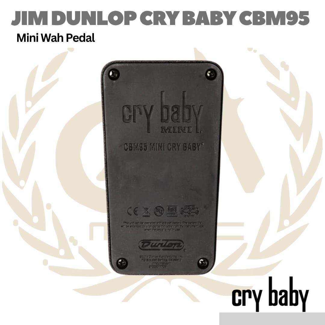 Jim Dunlop CBM95 Cry Baby Mini Wah Guitar Effects Pedal