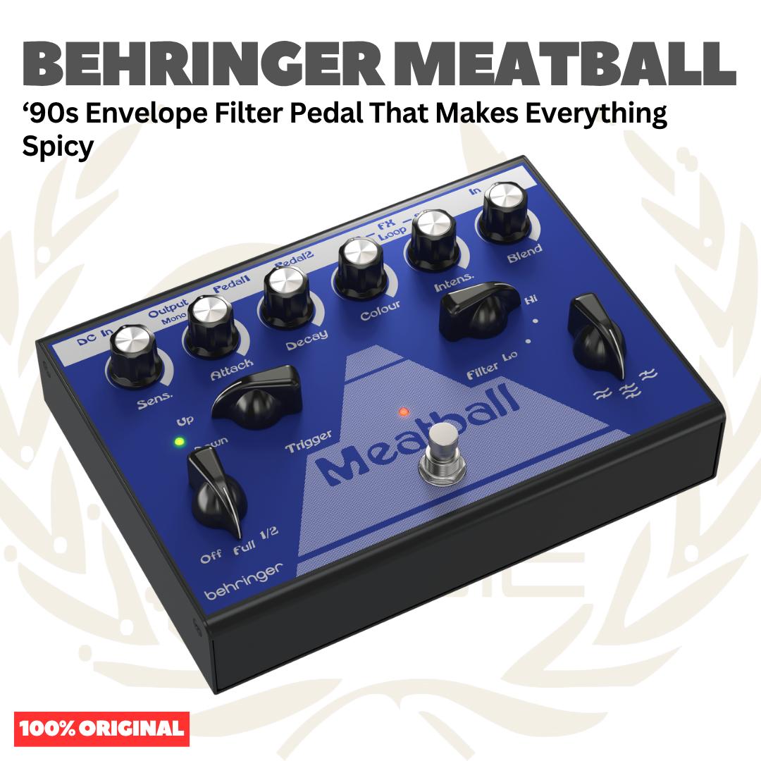 Behringer Meatball ‘90s Envelope Filter Pedal That Makes Everything Spicy Pedal Effects - Efek Pedal Gitar