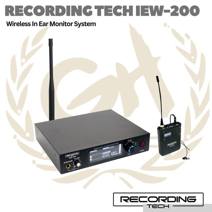 RECORDING TECH IEW-200 Wireless Stereo In Ear Monitoring System IEW200