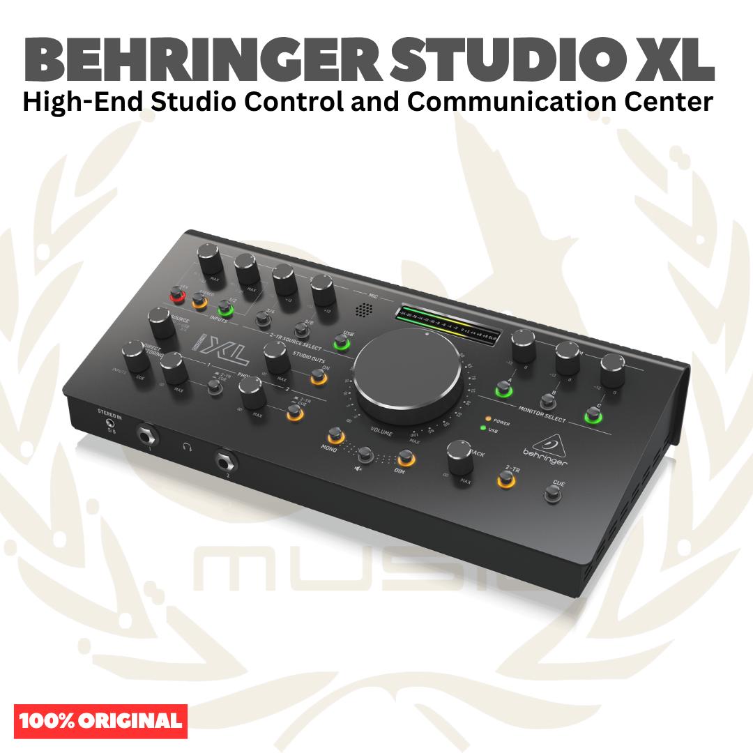 Behringer STUDIO XL High-End Studio Control and Communication Center with Midas Preamps, 192 kHz 2x4 USB Audio Interface and VCA Stereo Tracking