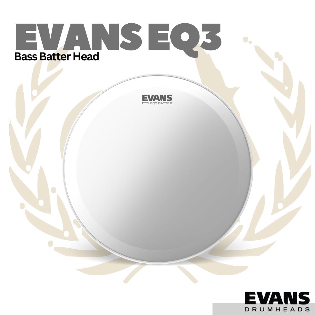 Evans EQ3 Bass Batter Drum Head - Membran Bass Drum