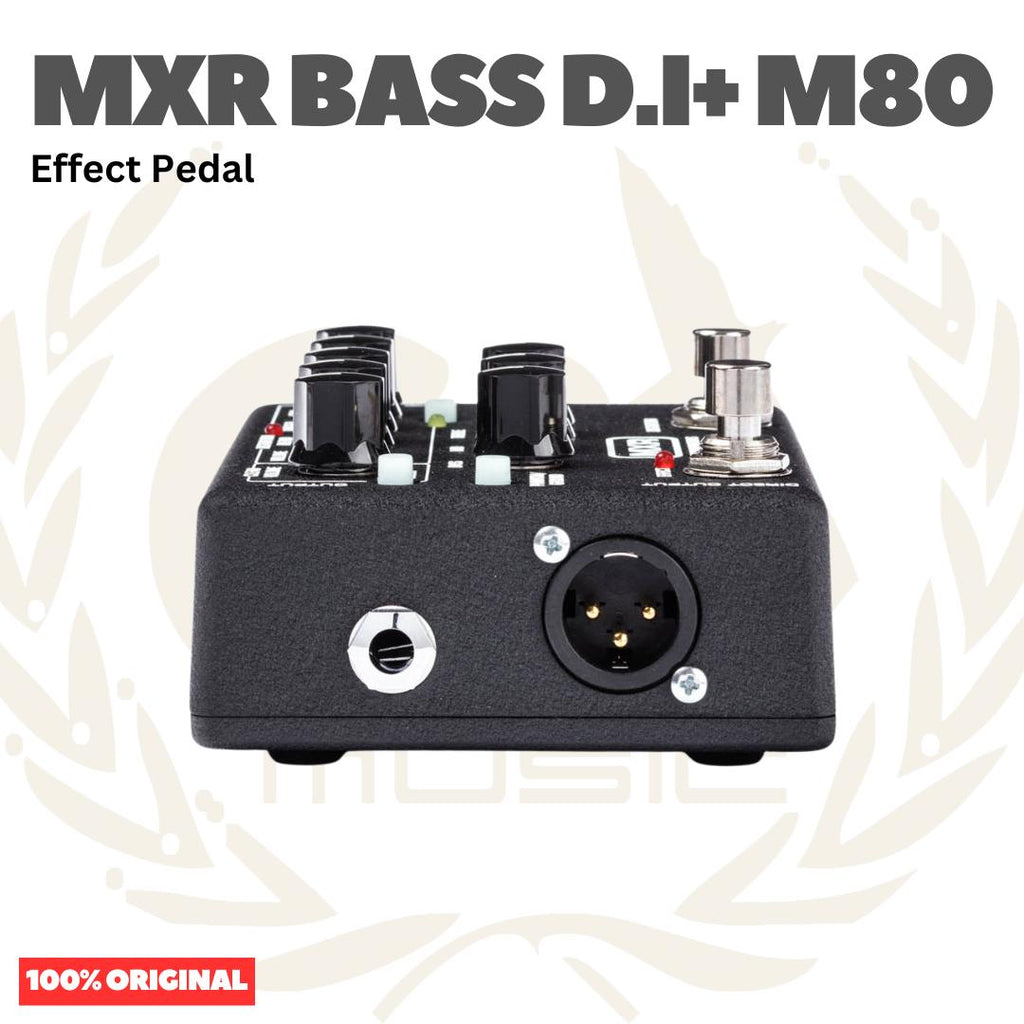 MXR Bass D.I+ M80 Effect Pedal Bass Guitar - Efek Pedal Bass DI + M-80