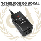 TC Helicon GO Vocal High-Quality Microphone Preamp for Mobile Device - Pre-amp Mic untuk HP Leptop Soundcard Pre amp Mik