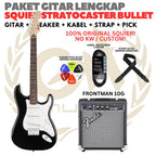 PAKET GITAR SQUIER STRATOCASTER BULLET Electric Gitar | GUITAR PACK