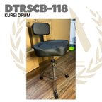 Kursi Drum DTRSCB-118 Drum Throne with Back Rest | Bangku Drum Senderan Sandaran DTRSCB118