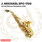 J.Michael SPC-700 Curved Soprano Saxophone, Gold - Saxophone Sopran SPC700