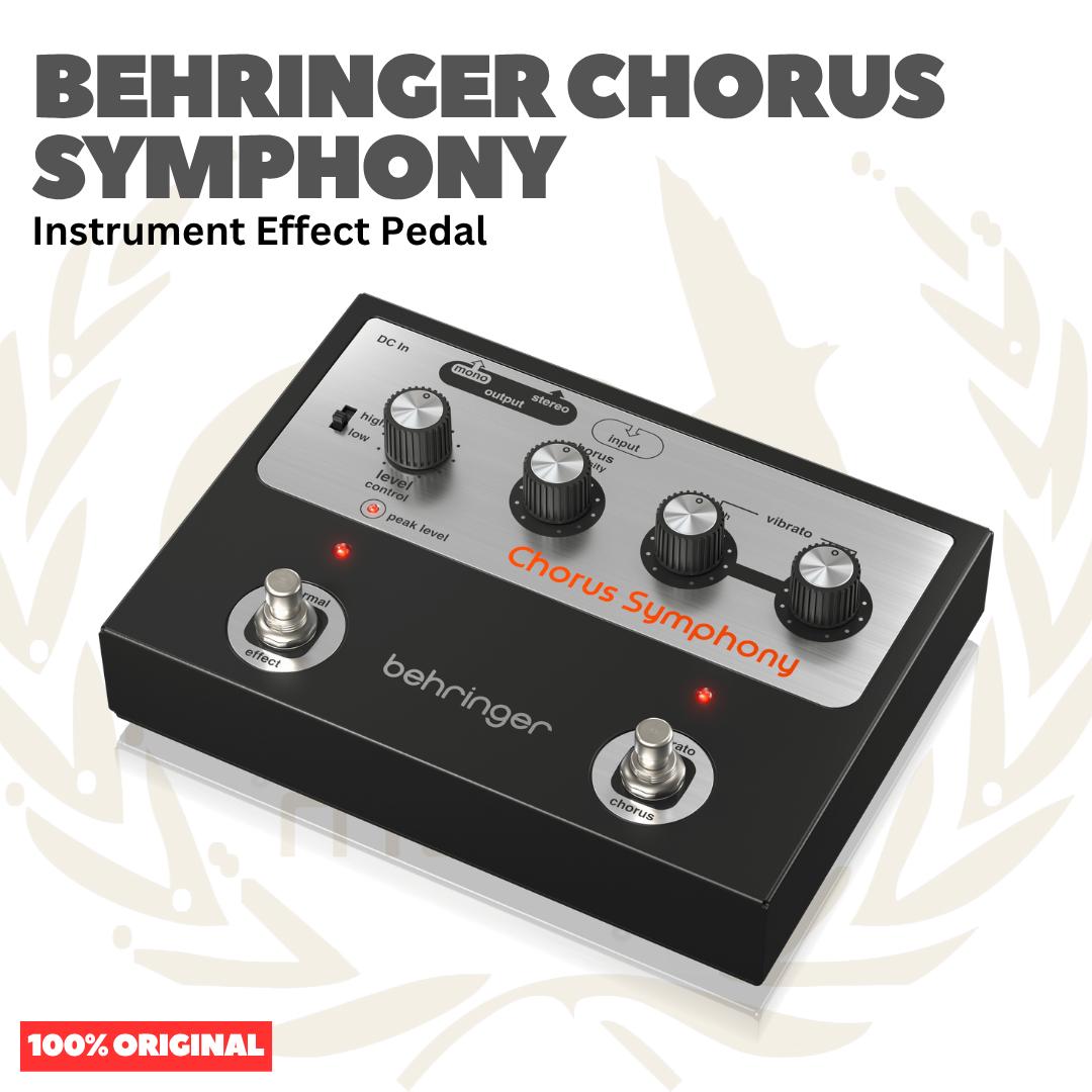 Behringer Chorus Symphony Instrument Effect Pedal - Efek Pedal Audio Instrumen