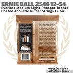 ERNIE BALL Everlast 2546 Coated Acoustic Guitar Strings 12-54 | Senar