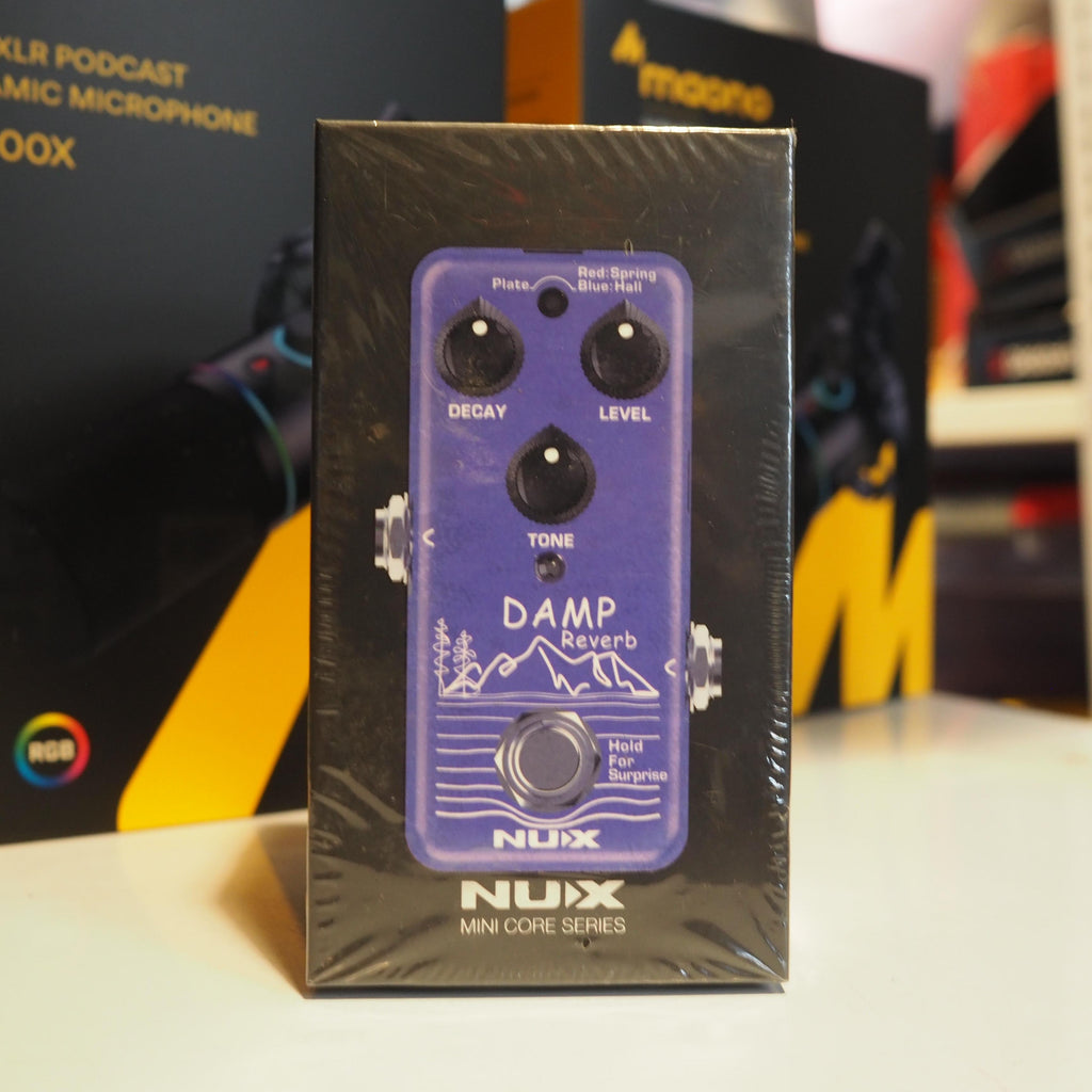NUX Damp Reverb NRV3 Guitar Effect Pedal - Efek Gitar NRV-3 dengan 3 Tipe Reverb Plate Spring dan Hall Mini Enclosure Garansi 1 Tahun